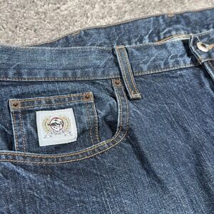 Cinch Jeans Men's 40x30 Blue Slim Straight Dark Wash Silver Label Denim Workwear